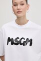 MSGM tricou din bumbac alb 3841MDM100.257002