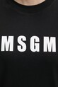 Bavlnené tričko MSGM 3841MDM92.257002 čierna