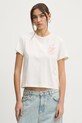 HUGO tricou din bumbac bej 50534246