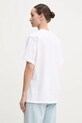 Oblečení Bavlněné tričko HUGO 50534545 bílá