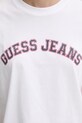 Хлопковая футболка Guess Jeans W5RI41.K8HM0 белый