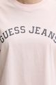 Guess Jeans t-shirt bawełniany W5RI41.K8HM0 różowy