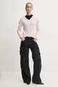 Guess Jeans tricou din bumbac W5RI41.K8HM0 negru SS25