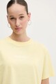 Guess Jeans t-shirt bawełniany W5RI42.K8HM0 żółty SS25