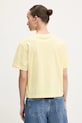 Odzież Guess Jeans t-shirt bawełniany W5RI42.K8HM0 żółty