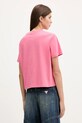 Oblačila Bombažna kratka majica Guess Jeans W5RI42.K8HM0 roza