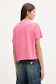 Одяг Бавовняна футболка Guess Jeans W5RI42.K8HM0 рожевий