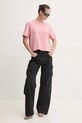 Guess Jeans t-shirt bawełniany W5RI42.K8HM0 różowy SS25