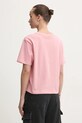 Odzież Guess Jeans t-shirt bawełniany W5RI42.K8HM0 różowy
