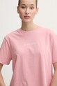 Guess Jeans t-shirt bawełniany różowy W5RI42.K8HM0
