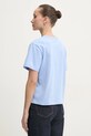 Одежда Хлопковая футболка Guess Jeans W5RI43.K8HM0 голубой