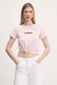 Majica kratkih rukava Guess Jeans roza W5RI54.J1314