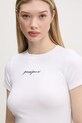 Majica kratkih rukava Guess Jeans bijela W5RI57.KA0H1