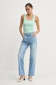 Топ Guess Jeans W5RP48.KA0H1 зелёный SS25