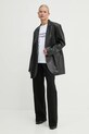 Victoria Beckham tricou din bumbac 1125JTS006357A alb SS25