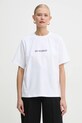 Victoria Beckham t-shirt bawełniany biały 1125JTS006137A