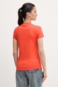 Odzież Karl Lagerfeld Jeans T-shirt damski bawełniany A1W17004 pomarańczowy