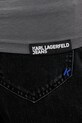 Pamučna majica Karl Lagerfeld Jeans A1W17004 siva