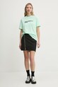 Karl Lagerfeld Jeans tricou din bumbac A1W17005 verde SS25