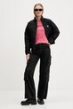 Karl Lagerfeld Jeans t-shirt bawełniany A1W17005 pomarańczowy AW25