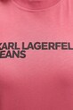 Karl Lagerfeld Jeans t-shirt bawełniany A1W17005 pomarańczowy