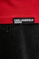 Pamučna majica Karl Lagerfeld Jeans A1W17005 crvena
