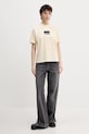 Хлопковая футболка Karl Lagerfeld Jeans A1W17006 бежевый SS25