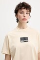 Karl Lagerfeld Jeans tricou din bumbac bej A1W17006