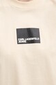 Karl Lagerfeld Jeans tricou din bumbac A1W17006 bej