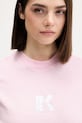 Karl Lagerfeld Jeans t-shirt bawełniany różowy A1W17031