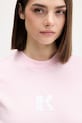 Bavlnené tričko Karl Lagerfeld Jeans ružová A1W17031