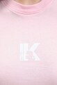 Karl Lagerfeld Jeans t-shirt bawełniany A1W17031 różowy