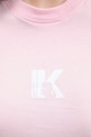 Karl Lagerfeld Jeans t-shirt bawełniany A1W17031 różowy