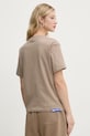 Одежда Хлопковая футболка Karl Lagerfeld Jeans A1W17031 бежевый
