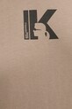 Bavlnené tričko Karl Lagerfeld Jeans A1W17031 béžová