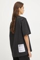 Oblečenie Bavlnené tričko Karl Lagerfeld Jeans A1W17147 čierna
