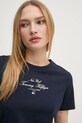 Tommy Hilfiger tricou din bumbac bleumarin WW0WW43895