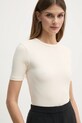 Футболка Tommy Hilfiger бежевый WW0WW43918