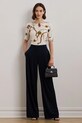 Odjeća Pamučna majica Lauren Ralph Lauren 200957614 bijela