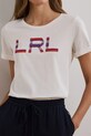 Lauren Ralph Lauren t-shirt in cotone bianco 200957668