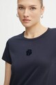 BOSS tricou din bumbac bleumarin 50534800
