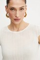 Pinko t-shirt beżowy 104773.A1ND