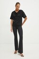 Plátěné tričko Pinko 104952.A2GA černá SS25