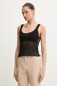 Pinko top semplice nero 104642.A2EB