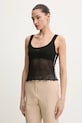 Pinko top semplice nero 104642.A2EB