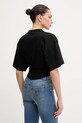 Odzież Pinko t-shirt bawełniany 104948.A2HZ czarny