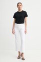 Pinko t-shirt bawełniany 101752.A2HN czarny SS25
