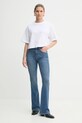 Бавовняна футболка Pinko 104882.A2HN білий SS25