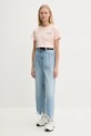 Памучна тениска Pinko 103320.A2G7 бежов AA00