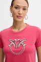Βαμβακερό μπλουζάκι Pinko ροζ 100535.A2G7